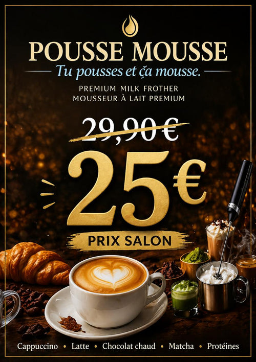 Tu pousses et ça mousse