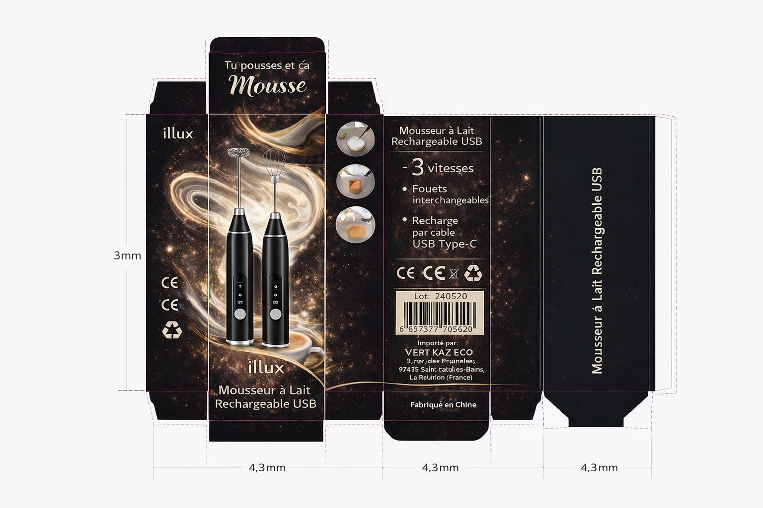 Tu pousses et ça mousse